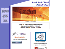 Tablet Screenshot of blackrockchurch.org